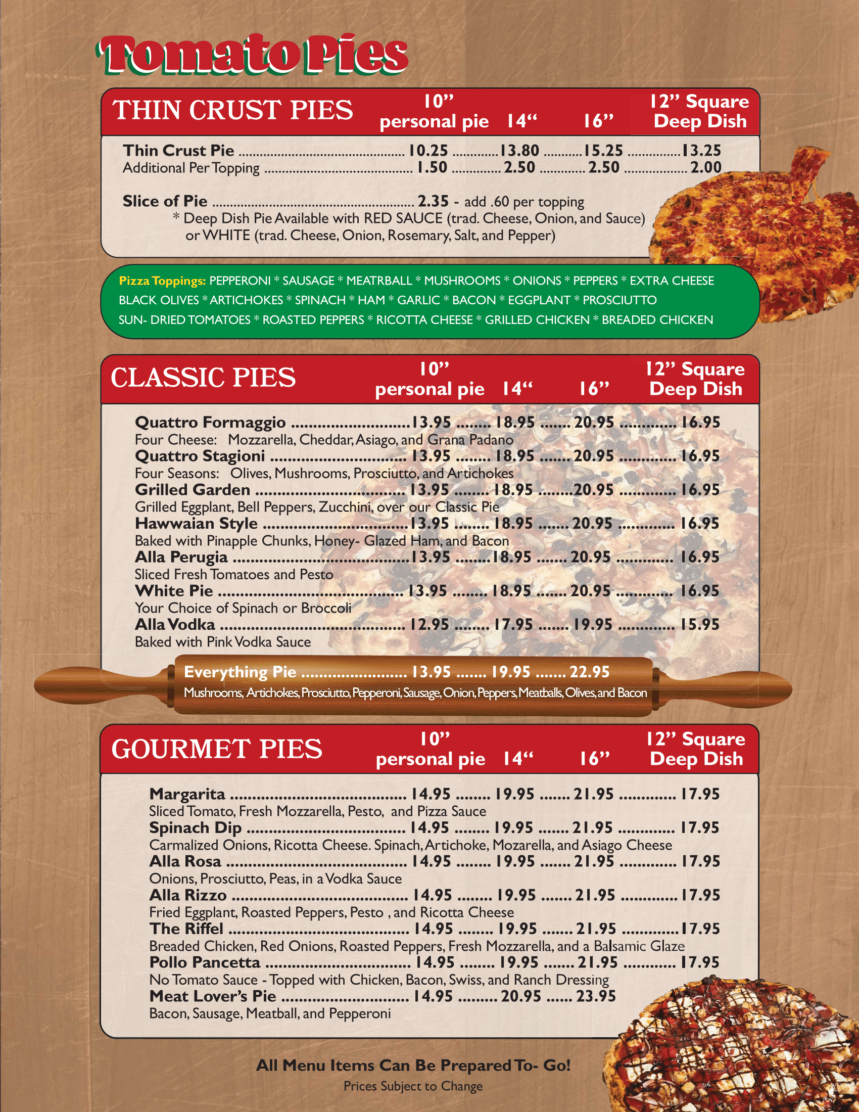 cambiottis pizza menu 6